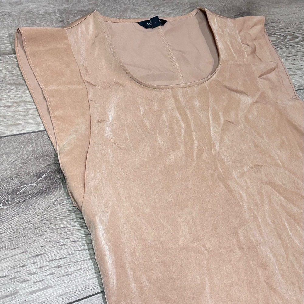 Express Satin Ruffle Tank - Picture 6 of 10